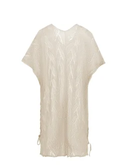 Usha Damen Pullunder in beige - Länge: mittel