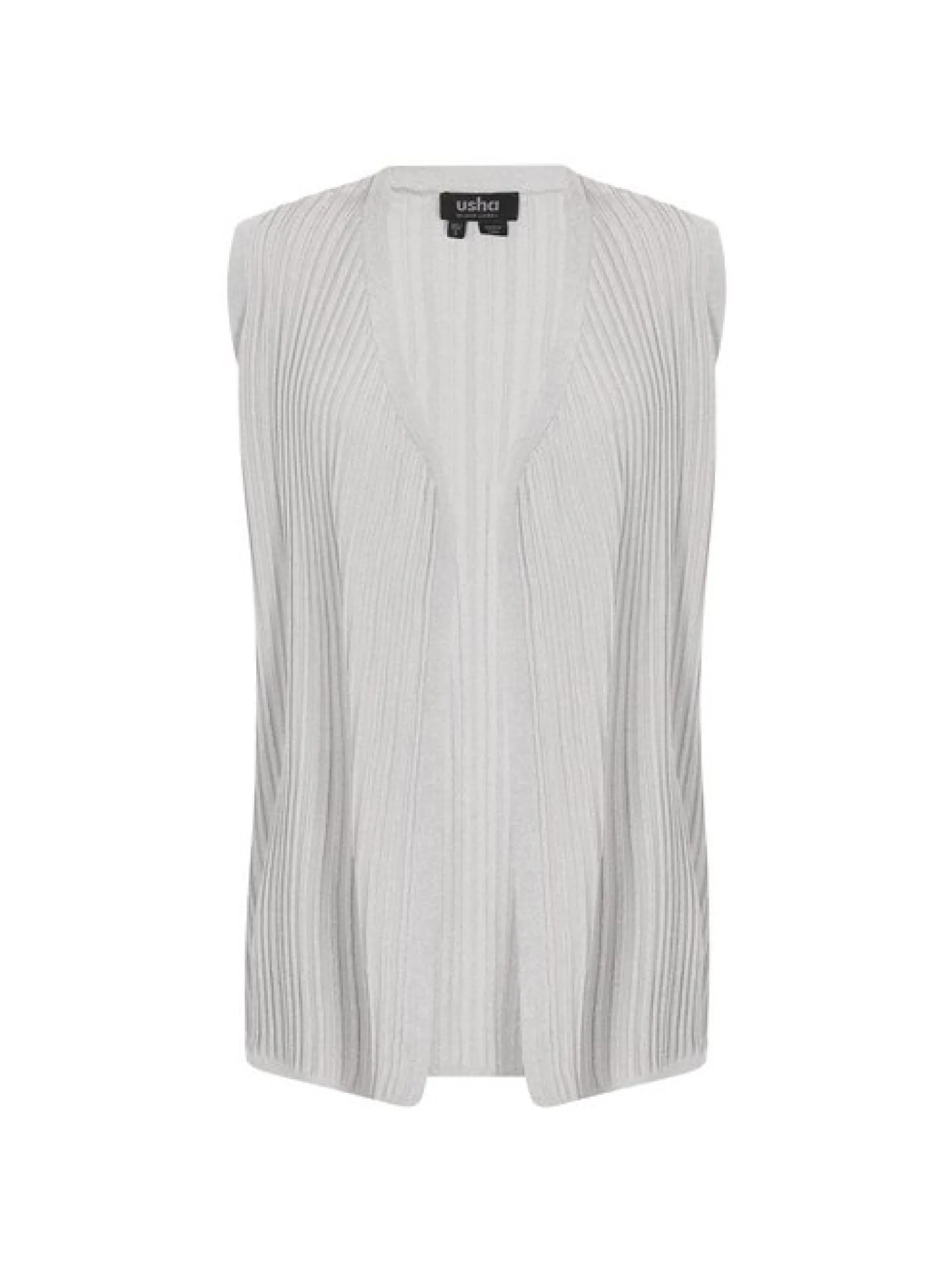 Usha Damen Pullunder in grau