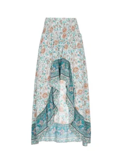 Usha Damen Rock in aqua