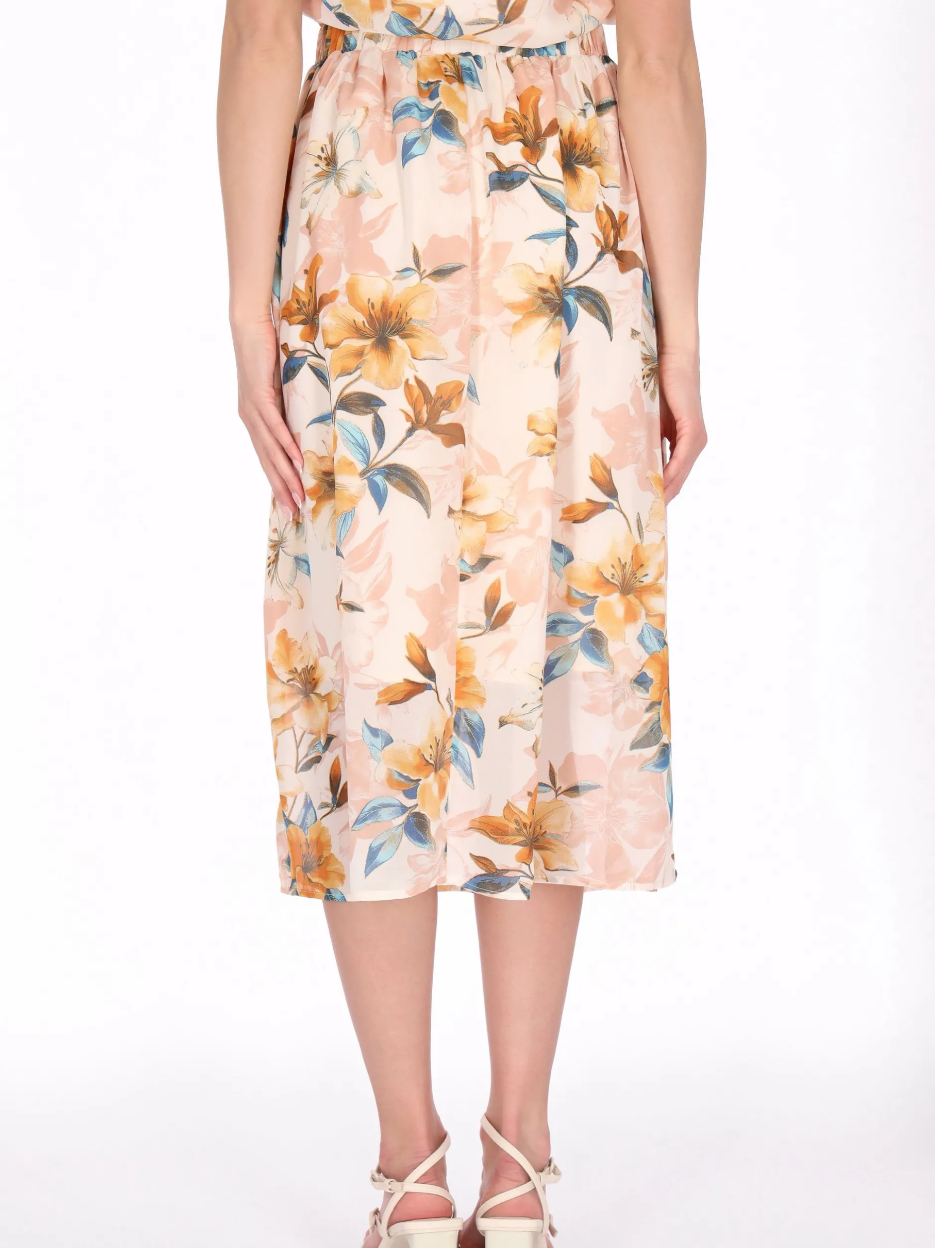 Usha Damen Rock in beige