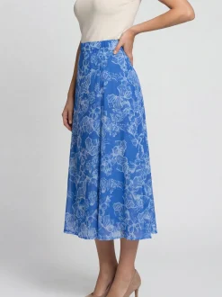 Usha Damen Rock in blau