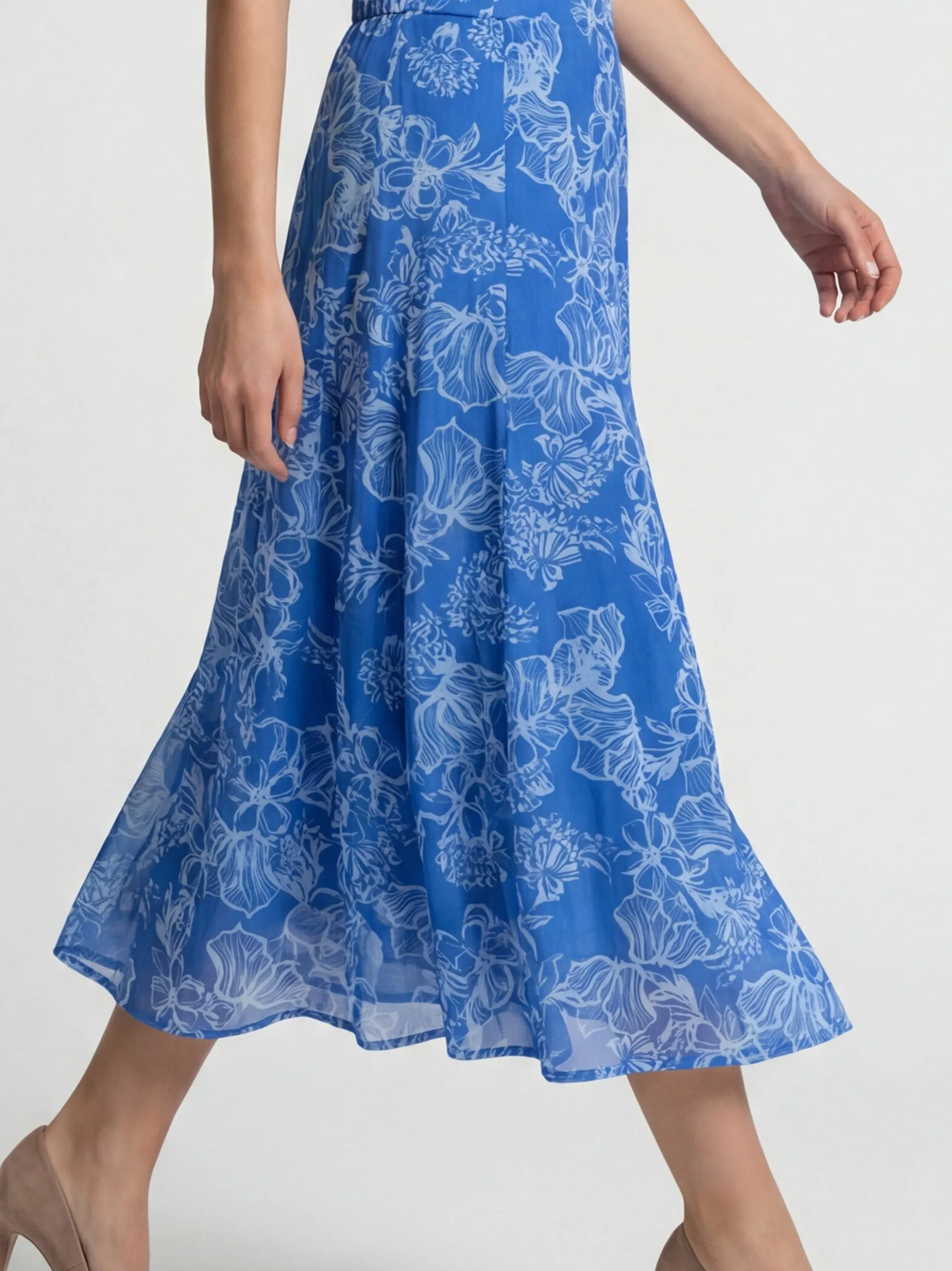 Usha Damen Rock in blau