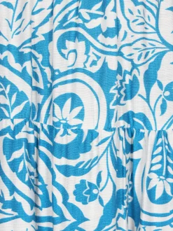 Usha Damen Rock in blau
