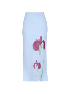 Usha Damen Rock in hellblau