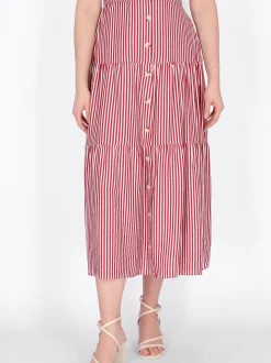 Usha Damen Rock in rot