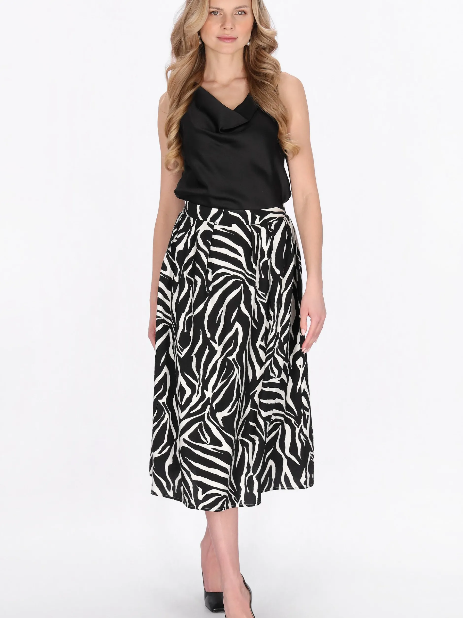 Usha Damen Rock in schwarz