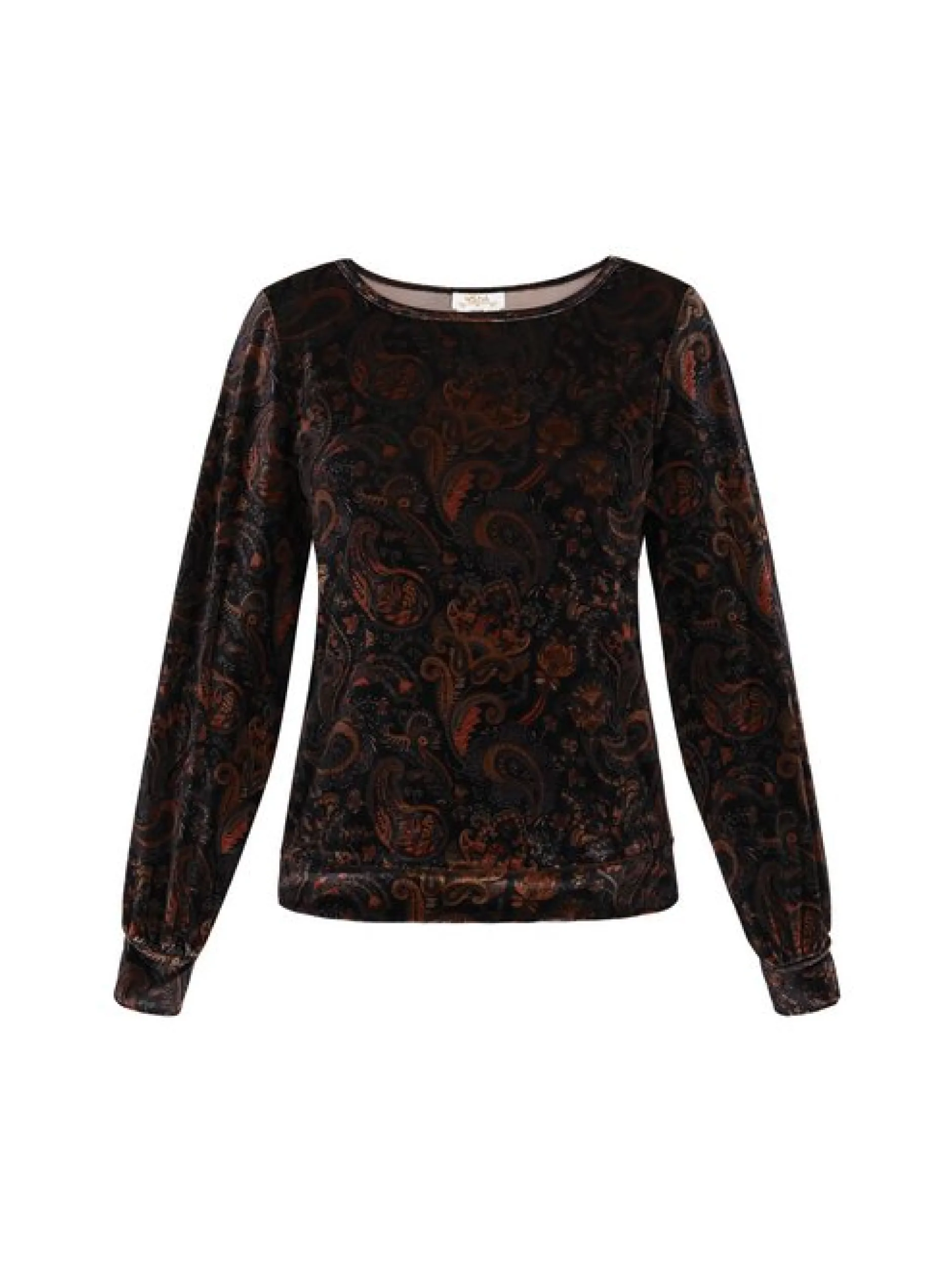 Usha Damen Samtshirt in mehrfarbig
