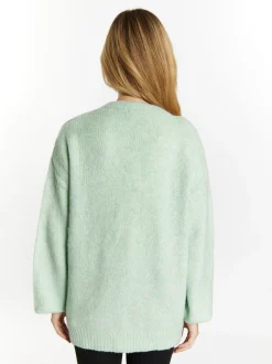 Usha Damen Strickcardigan in melange