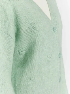 Usha Damen Strickcardigan in melange