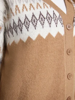 Usha Damen Strickcardigan in beige
