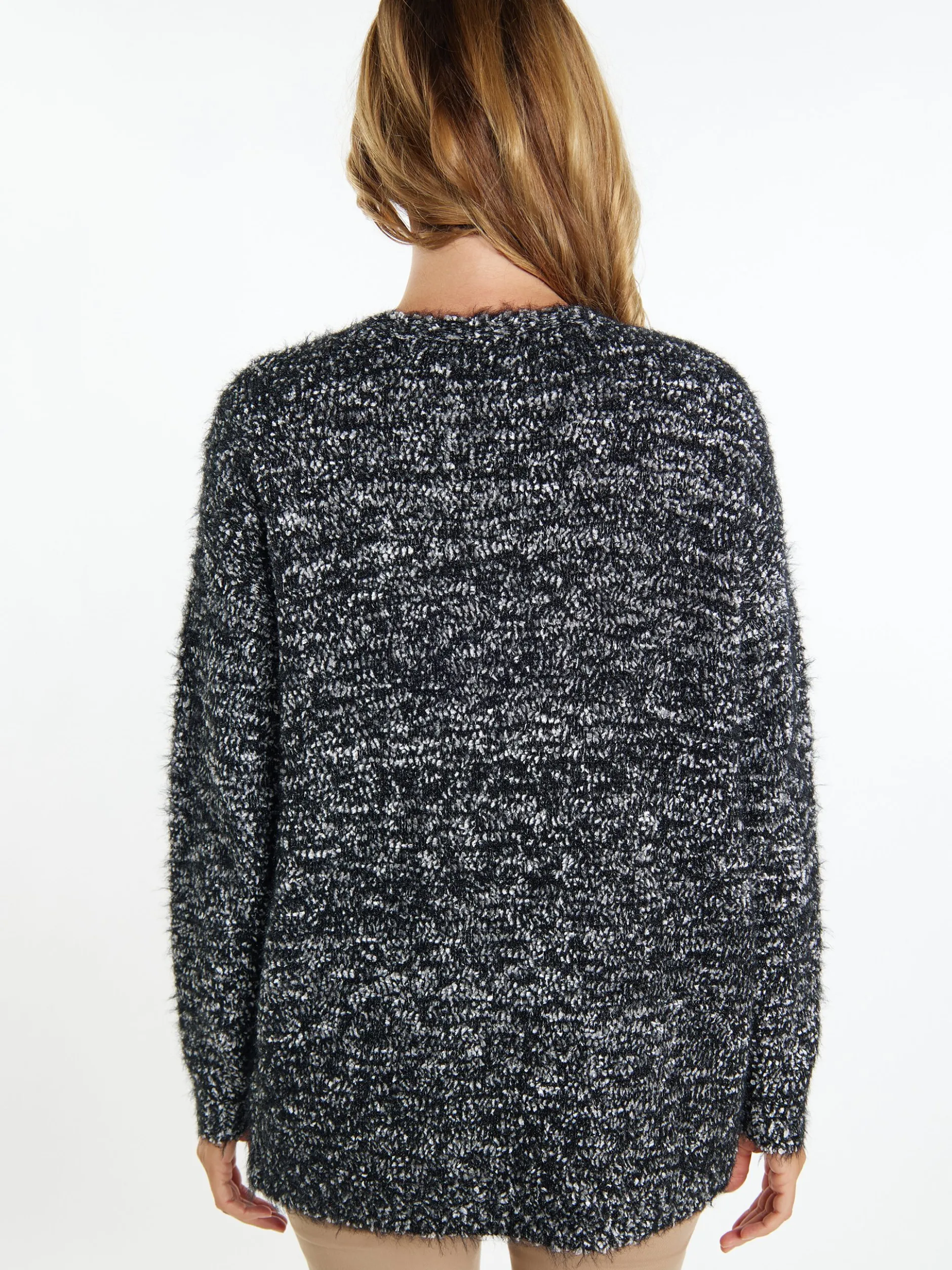 Usha Damen Strickcardigan in schwarz