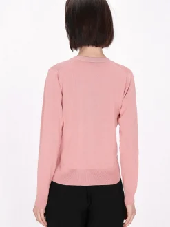 Usha Damen Strickjacke in altrosa