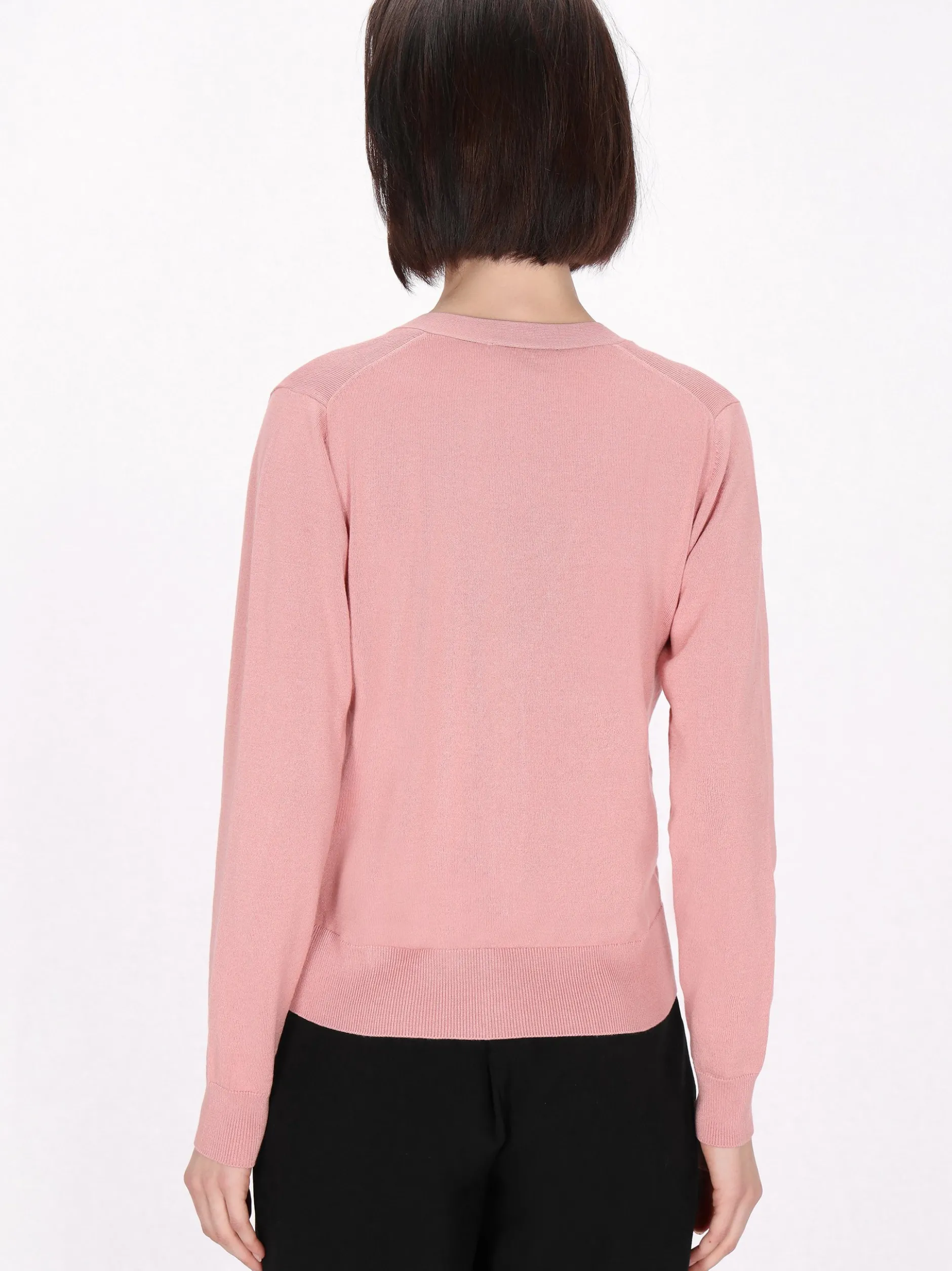 Usha Damen Strickjacke in altrosa