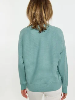 Usha Damen Strickjacke in aqua