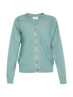 Usha Damen Strickjacke in aqua