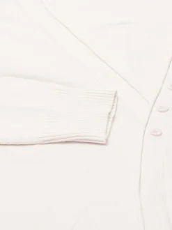 Usha Damen Strickjacke in beige - Ausschnitt: Rundhals