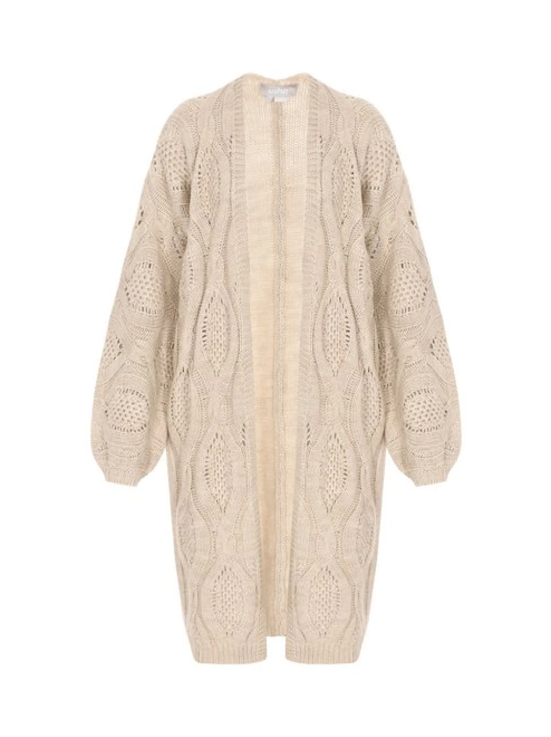 Usha Damen Strickjacke in ecru