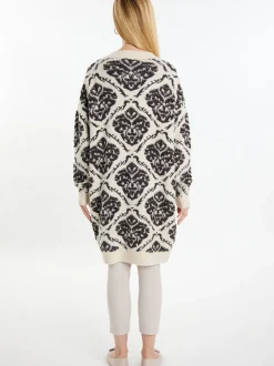 Usha Damen Strickjacke in ecru