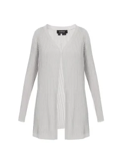 Usha Damen Strickjacke in grau