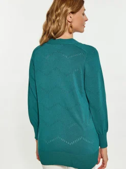 Usha Damen Strickjacke in grün