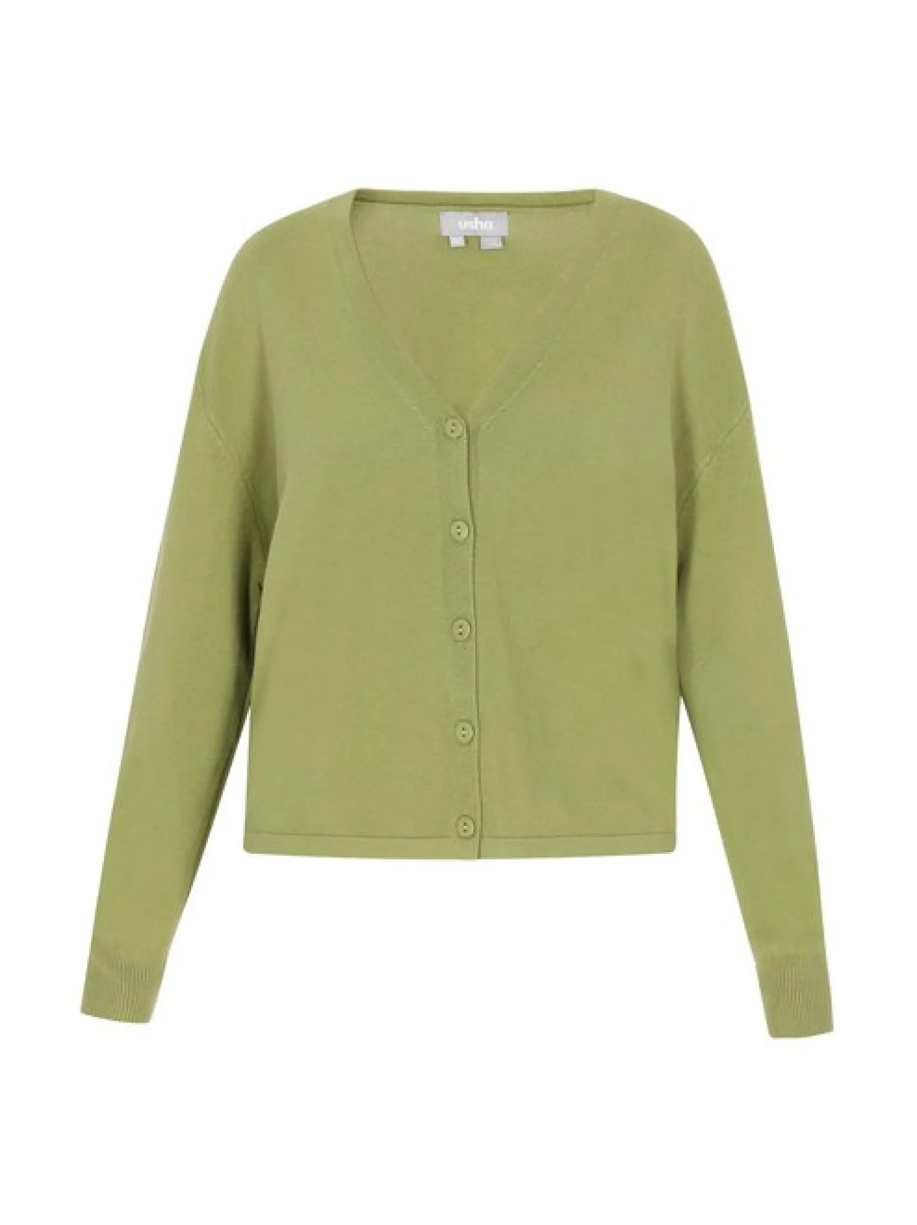Usha Damen Strickjacke in grün