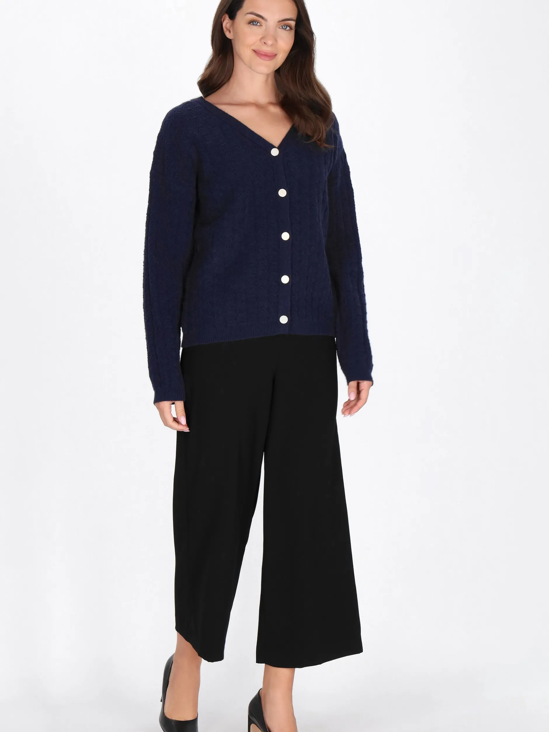 Usha Damen Strickjacke in marine