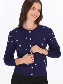 Usha Damen Strickjacke in marine