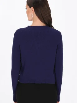 Usha Damen Strickjacke in marine