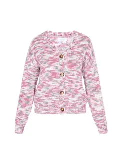 Usha Damen Strickjacke in mehrfarbig