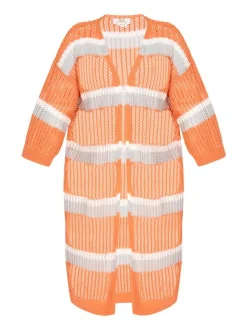 Usha Damen Strickjacke in mehrfarbig