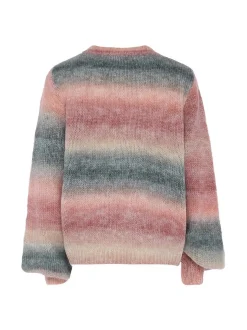 Usha Damen Strickjacke in mehrfarbig