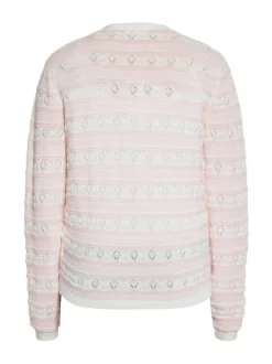 Usha Damen Strickjacke in rosa