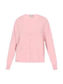 Usha Damen Strickjacke in rosa