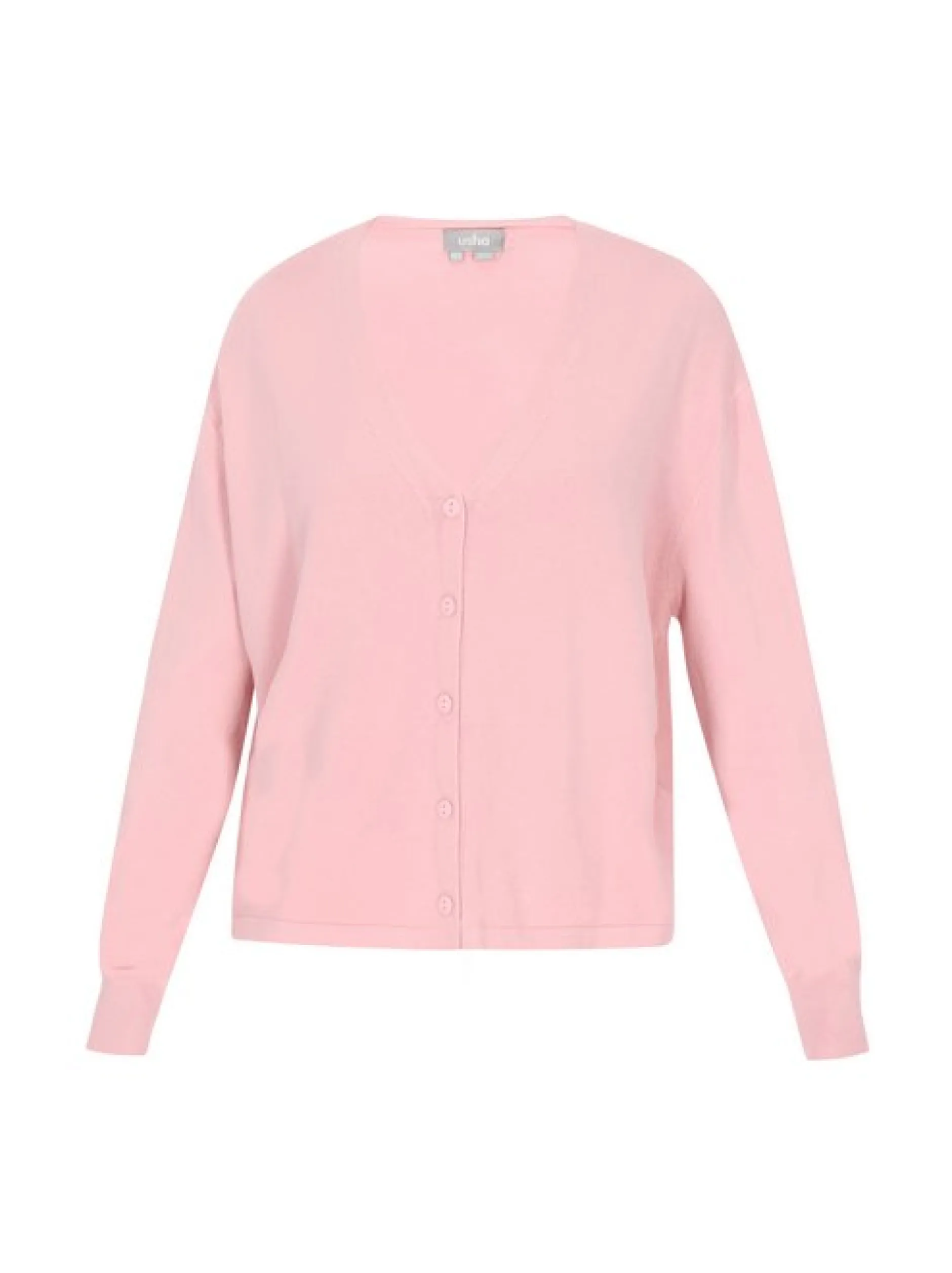 Usha Damen Strickjacke in rosa
