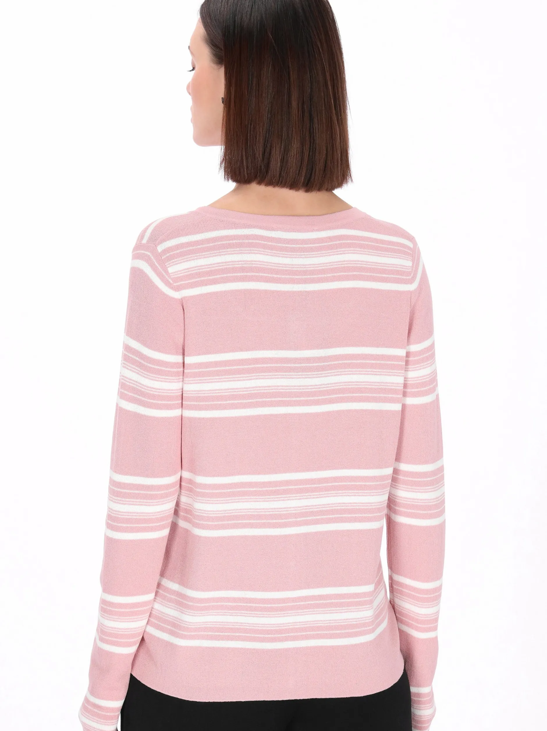 Usha Damen Strickjacke in rosa