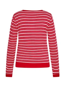 Usha Damen Strickjacke in rot