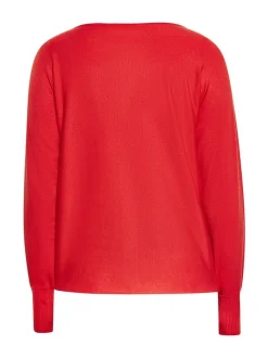 Usha Damen Strickjacke in rot
