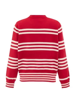Usha Damen Strickjacke in rot