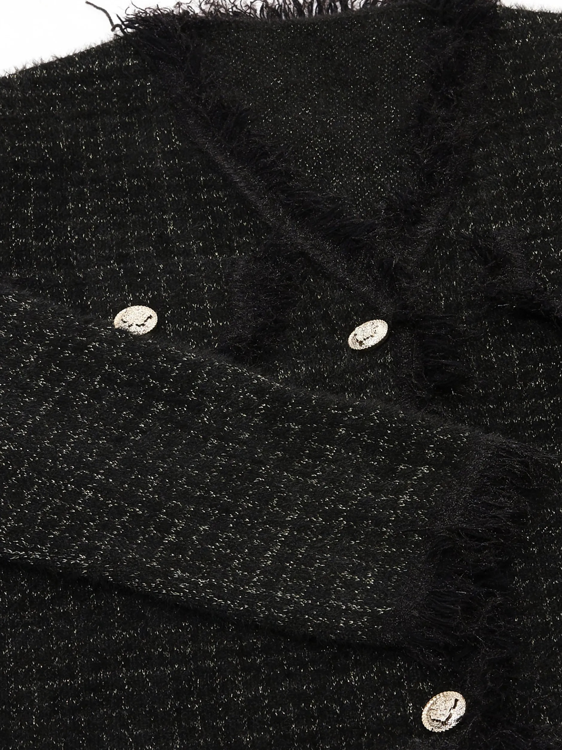 Usha Damen Strickjacke in schwarz