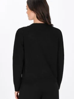 Usha Damen Strickjacke in schwarz