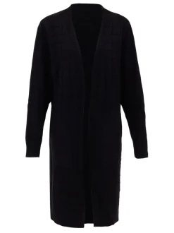 Usha Damen Strickjacke in schwarz