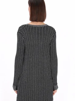 Usha Damen Strickjacke in schwarz