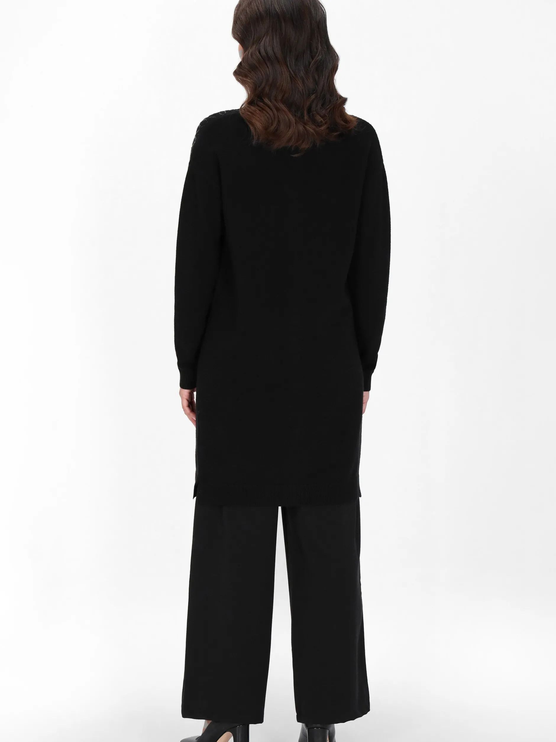 Usha Damen Strickjacke in schwarz