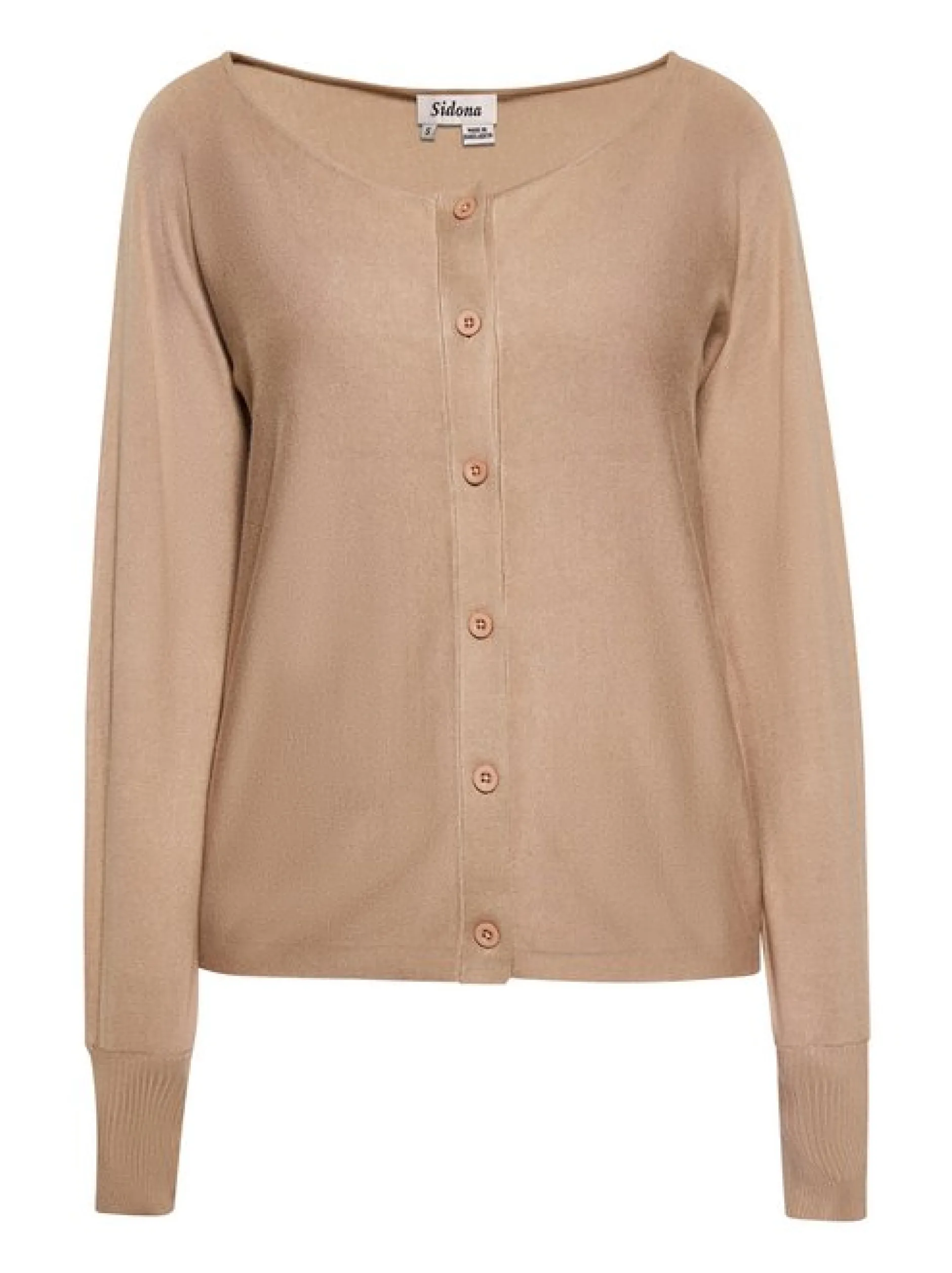 Usha Damen Strickjacke in taupe