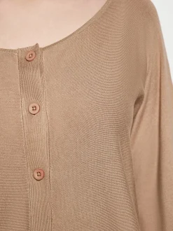 Usha Damen Strickjacke in taupe