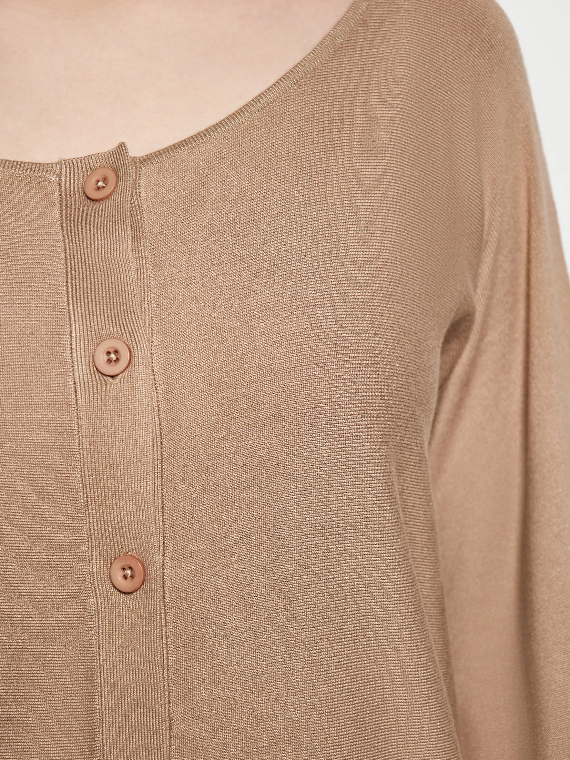 Usha Damen Strickjacke in taupe