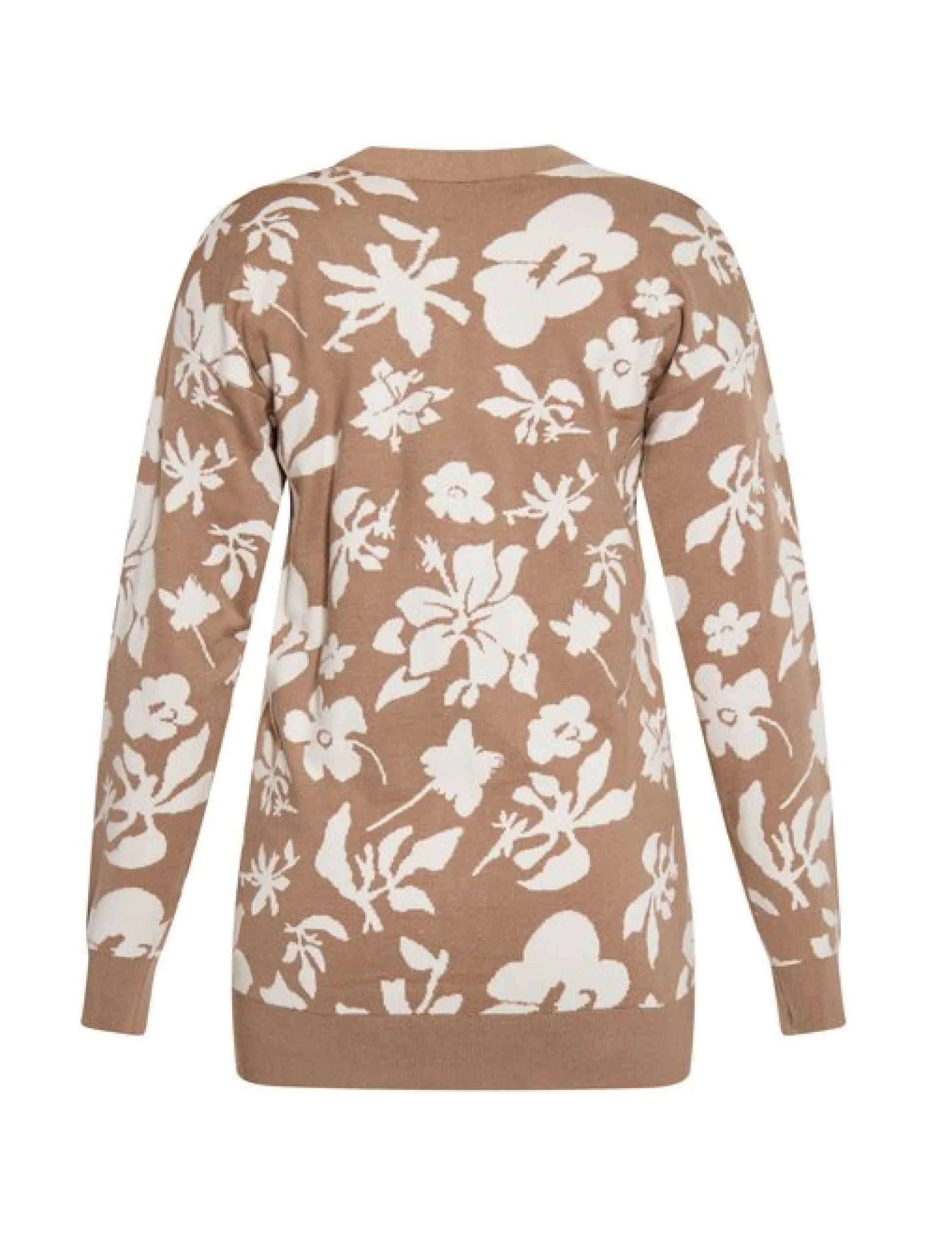 Usha Damen Strickjacke in taupe
