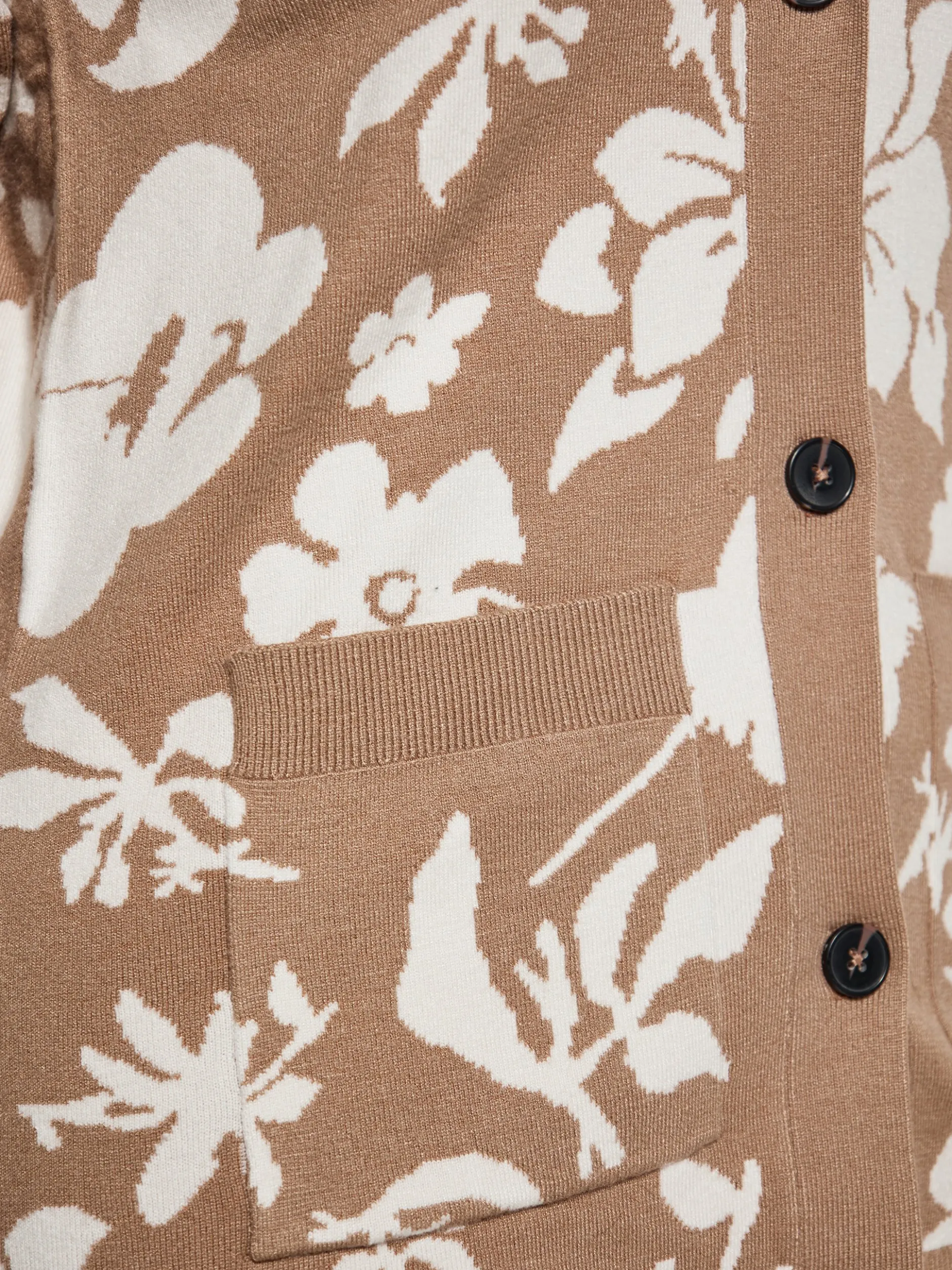 Usha Damen Strickjacke in taupe