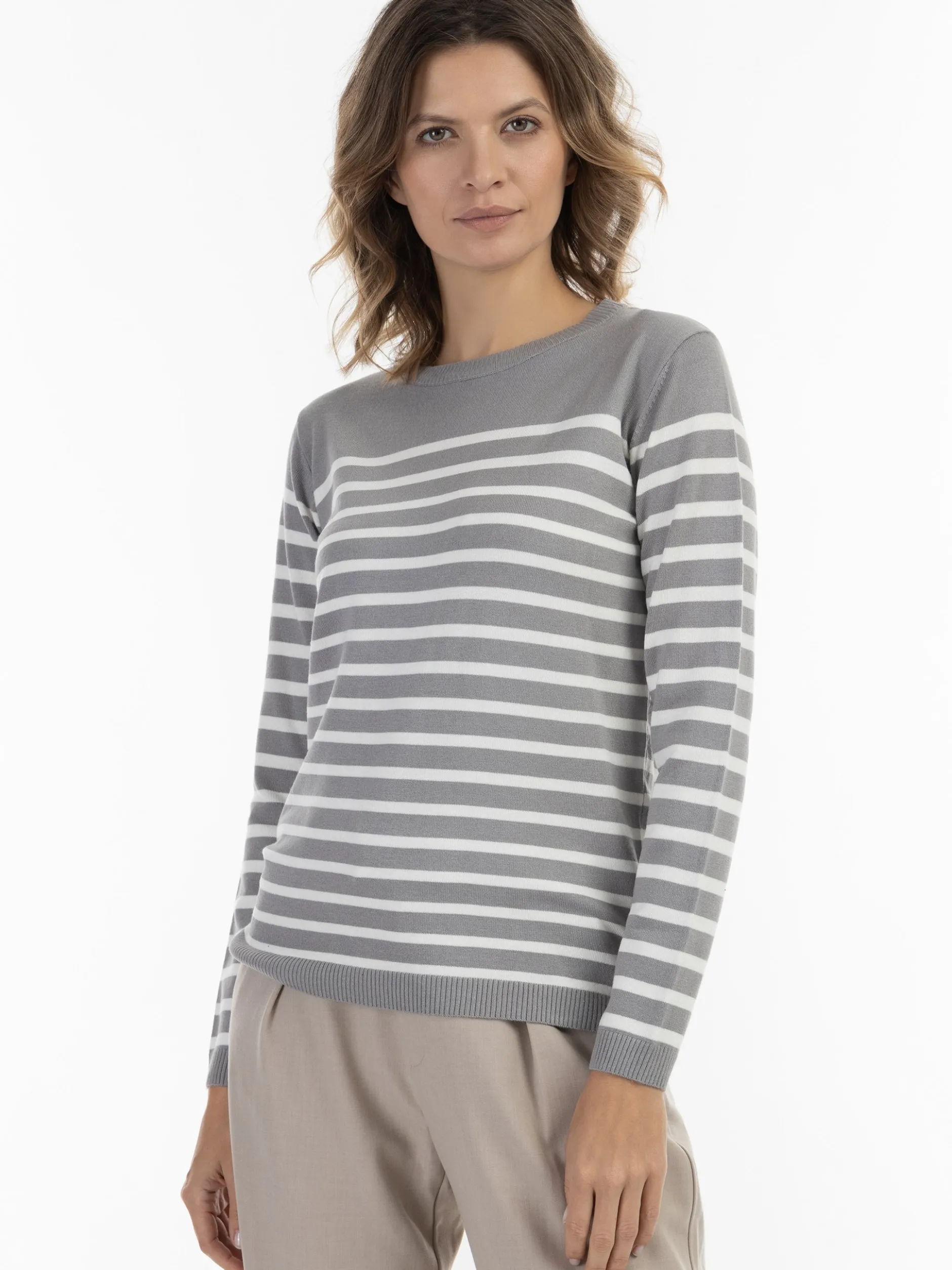 Usha Damen Strickpullover in mehrfarbig