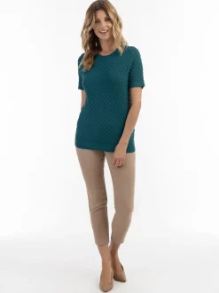 Usha Damen Strickpullover in türkis